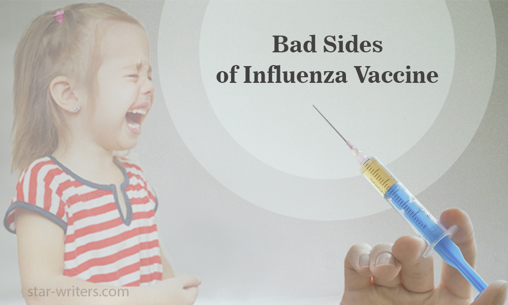 bad sides of influenza vaccine